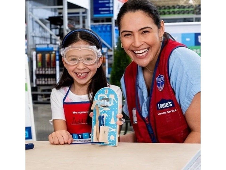 Lowes Door Knocker Kids Workshop DIY with Patch June 2025