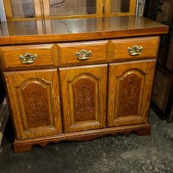 China Cabinet With Buffet Cabinet 