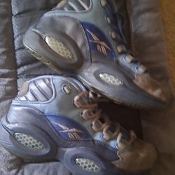 REEBOK!!! Allen Iversons #3...Question MID STASH Sneakers 