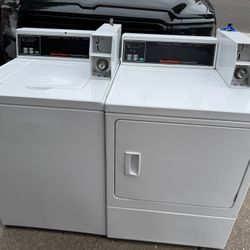 Speed Queen Commercial Coin Washer And Dryer