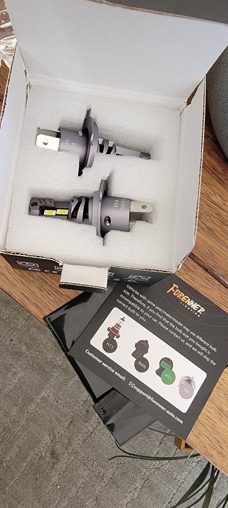 H4 Led Headlight Bulbs  High And Low Beam Led H4