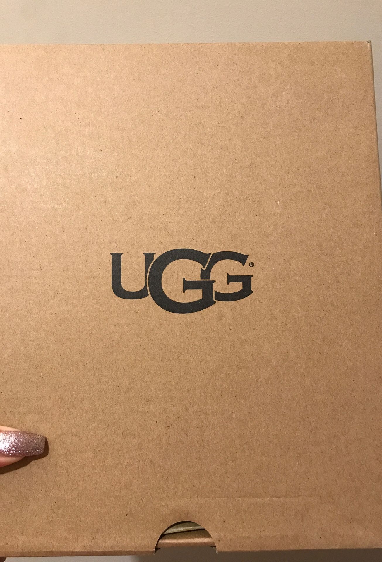 Toddler Authentic Fringe metallic Uggs size 8 brand new