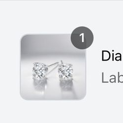 Diamond Stud Earrings 