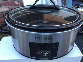 Like new Crock pot 6 qts programmable slow cooker Thumbnail