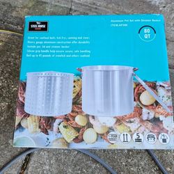 Buckees 80 Quart Aluminum Pot New