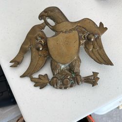 Brass Eagle Door Decor