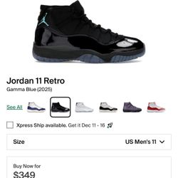 Pre Orders Gamma Blue Jordan 11 