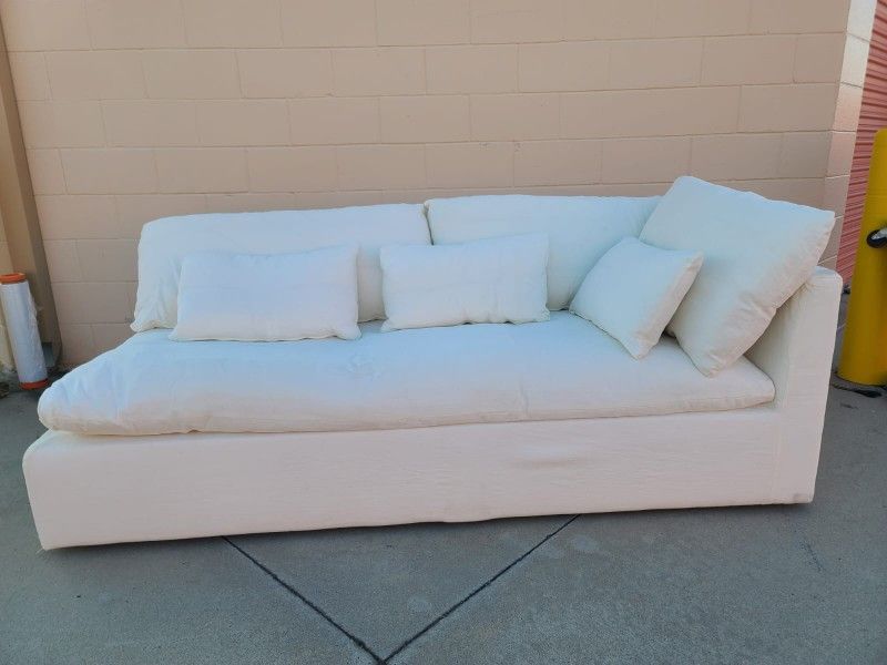 Sixpenny Aria Downfilled Couch Sofa Chaise Lounge