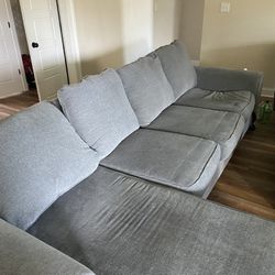 L Shaped Microfiber Couch