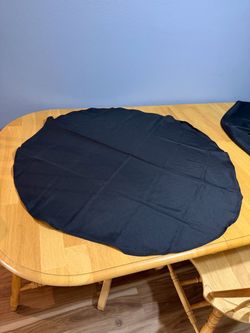 3 Black Table Cloths