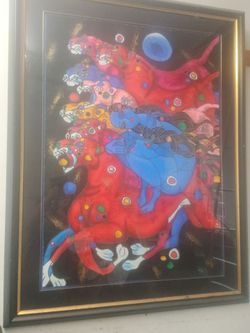 Panthers by Jiang Tai Fang signed 113 out of 300