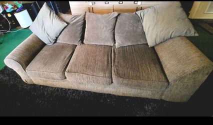 Brown Couch 36wx90L