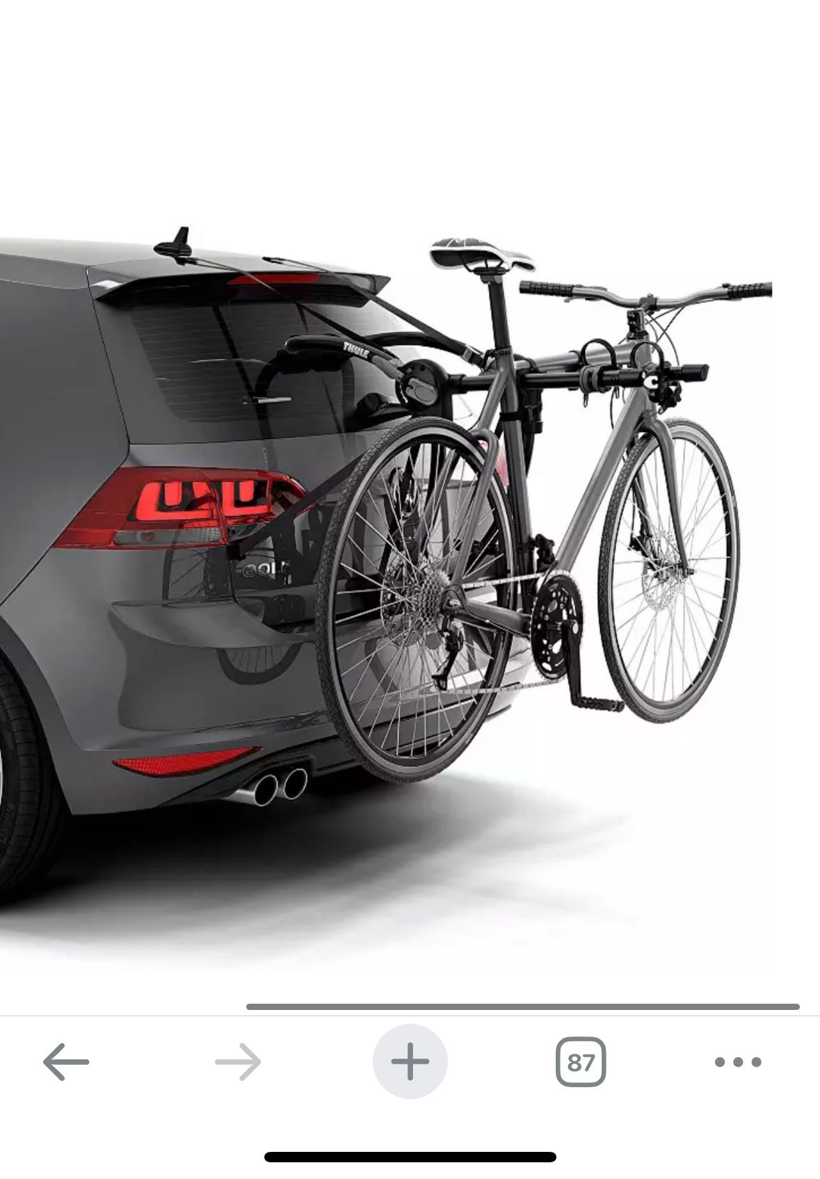 Perfect condition Thule bike rack