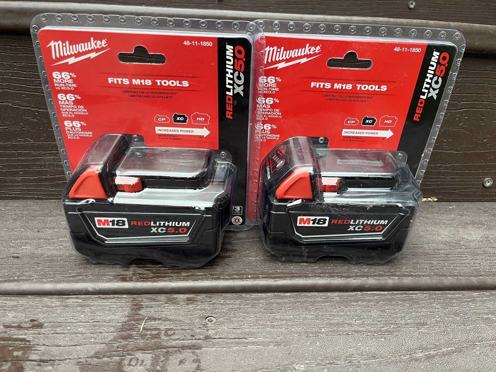 Milwaukee XC 5.0 Battery’s