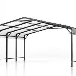 20 ft. W x 20 ft. D Metal Carport, Car Canopy and Shelter