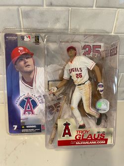 McFarlane Troy Glass Anaheim Angels MLB Toy Series 7 Figure New Sealed 2003