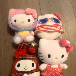 Hello Kitty Plushies 