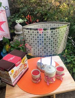 Enchanted Silver Votive Lamp candles holder