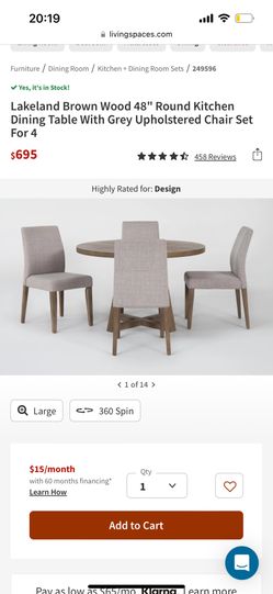 Dining Table w/ Chairs