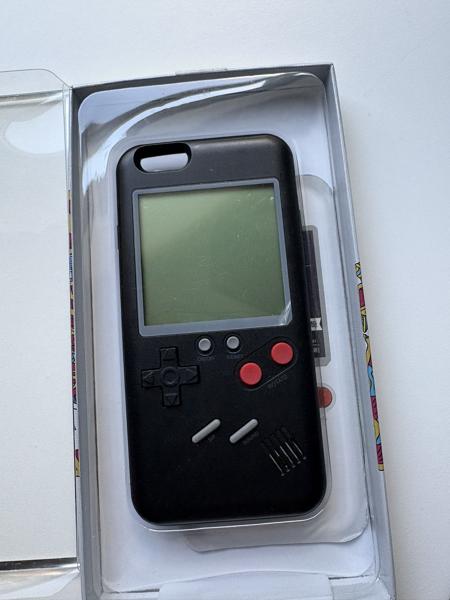 Game Boy Style iPhone 6 Case – Playable Retro Games – Battery Powered mint