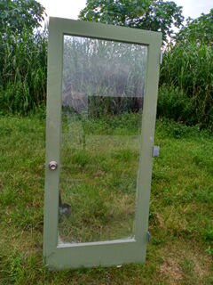 Interior Glass Door Wooden Frame