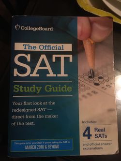 Official SAT study guide 4 real SATs