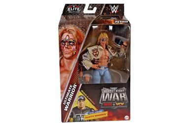 WWE Elite Monday Night War Series 5 ULTIMATE WARRIOR Wrestling Figure w/ BAF