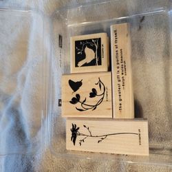 Rubber Stamps Of The Earth Stamping Up Set