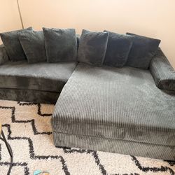 Luxe Corduroy Couch Great Condition 