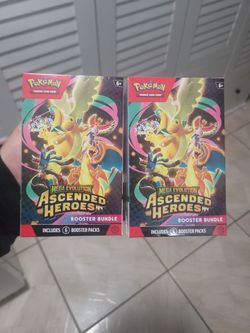 Pokémon TCG Mega Evolution Ascended Heroes Booster Bundle x2