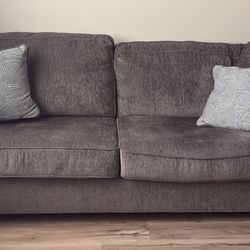 City Furniture Altari Light Gray Micro Memory Foam Sleeper Couch