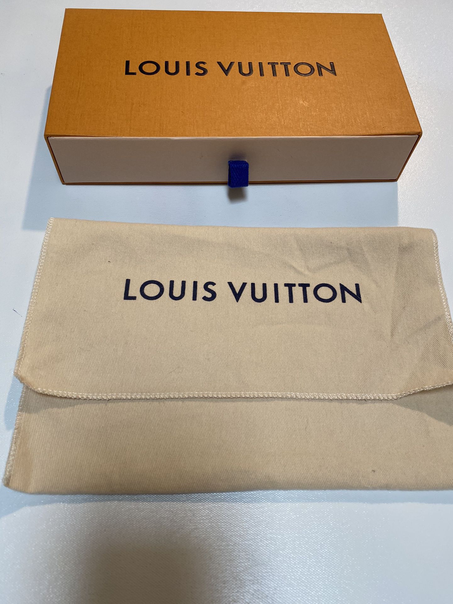 Louis Vuitton dust bag and box