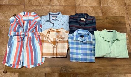 Lot of 6 Men's Button-Up Shirts