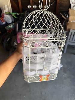 Vintage cage  holder