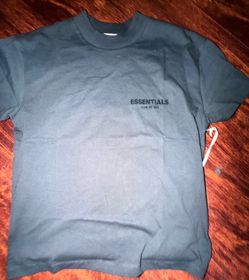 Essential Fear Of God Navy Blue Shirt Size XXS