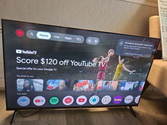 43" TCL QLED Smart Google TV