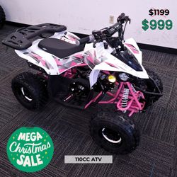ATV/Quad For Sale! Ongoing HOLIDAYS SALE, Brand New ATV ! CA Green Sticker! Coolster Brand Bigger Size 110cc Kids ATV, 3050B2 Model! NOW $200 OFF!