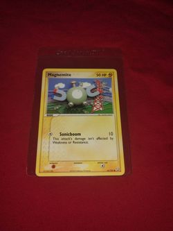 Near Mint 2004 Magnemite Pokémon Game Card - 66/109
