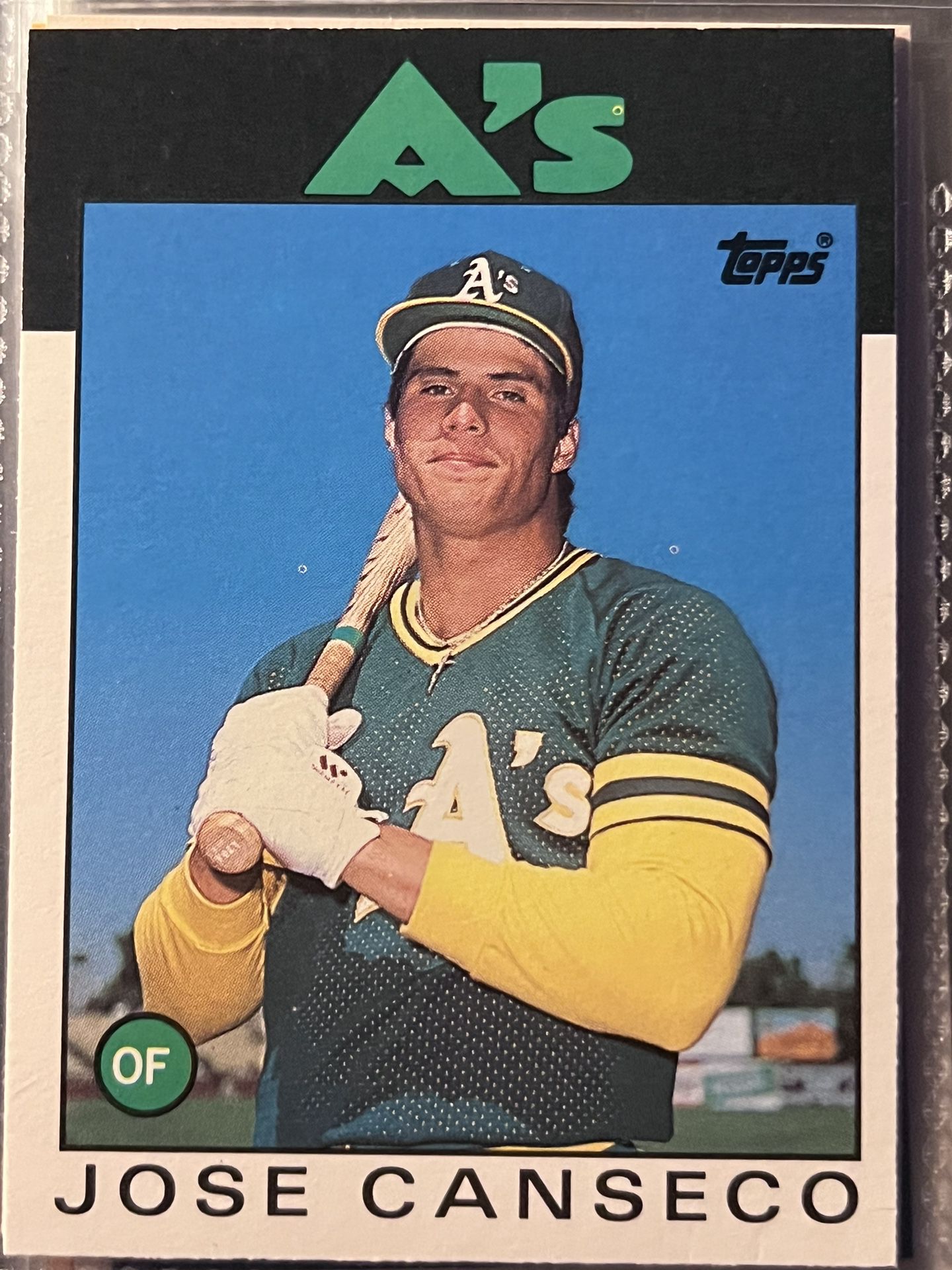 1986 Topps Tiffany Jose Canseco Rookie Card for Sale in Salt Lake