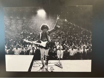 Jimi Hendrix wall art framed 48 x 36