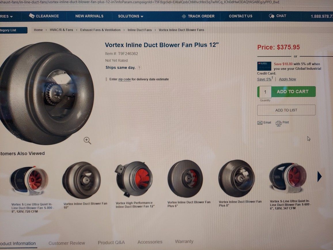 NEW VORTEX FAN