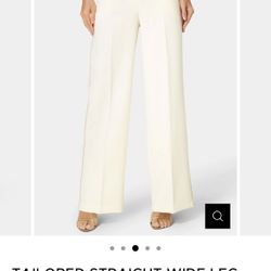 Bebe Off White Dress Pants