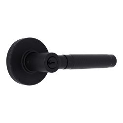 Home Decorators Collection Woodcliff Matte Black Keyed Entry Door Handle