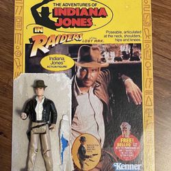 Vintage Kenner ROTLA Indiana Jones + Cardback 