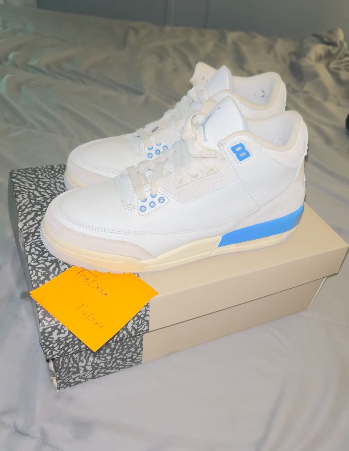 Jordan 3 Legend Blue/White