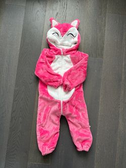 Halloween costume pink fox