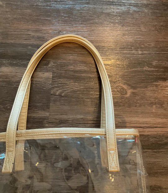 Women's Clear Plastic Tote Bag 