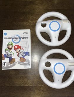 Mario Kart Game with 2 Wheels For Nintendo WII