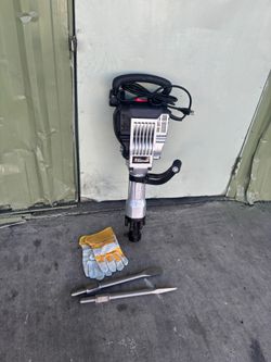 3600-Watt Heavy-Duty Electric Jackhammer Demolition Hammer Concrete Breaker with 2 Chisel Bits and Carrying Case