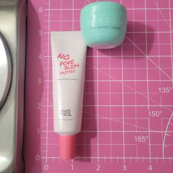 Touch In Sol No Poreblem Primer SEALED, TATCHA WATER CREAM UNOPENED 6 FREEBIES 